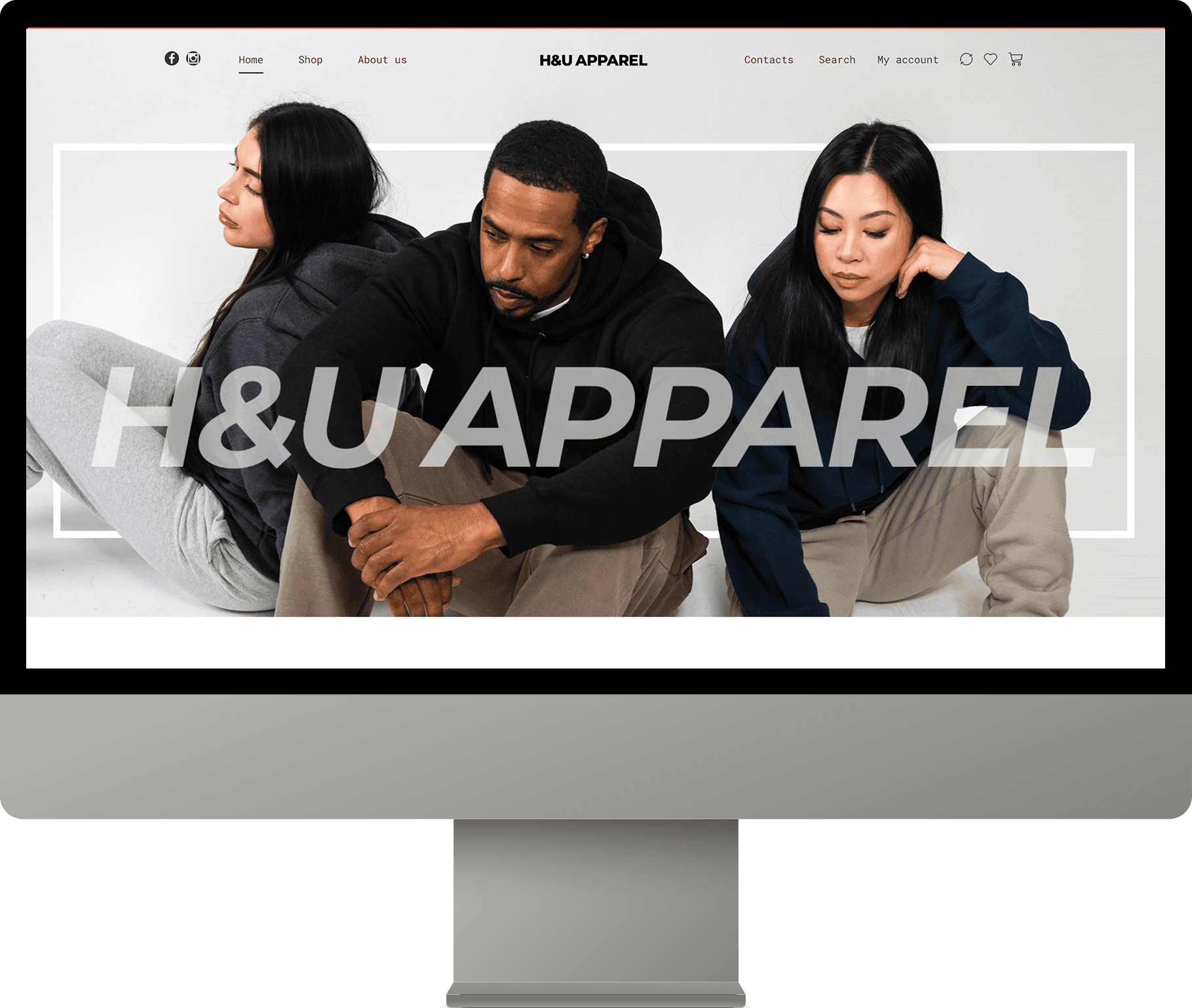 An editorial homepage